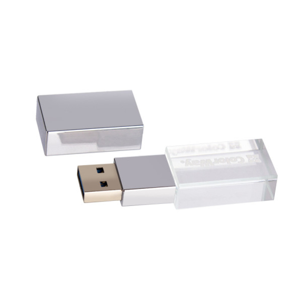USB флеш накопичувач ColorWay 64GB ColorWay Crystal USB 3.0 (CW-USBCL64)