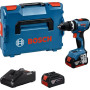 Шурупокрут-дриль ударний акумуляторний Bosch Professional GSB 18V-65 18В 2х5А·год 31·65Нм 0-2100об/хв ЗП GAL18V-40 кейс 1.12кг