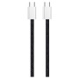 Дата кабель USB-C to USB-C 1.0m 60W 3.0А black ColorWay (CW-CBPDCC061-BK)