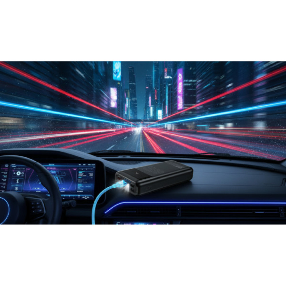 Батарея універсальна HOCO 30000mAh Apollo PD/65W QC/3.0 Black (DB81 / 714720)