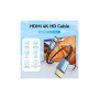 Кабель мультимедійний HDMI M to HDMI M 12.0m V1.4 4K60Hz PVC aluminum alloy blue Vention (ALHSM)