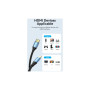 Кабель мультимедійний HDMI M to HDMI M 12.0m V1.4 4K60Hz PVC aluminum alloy blue Vention (ALHSM)