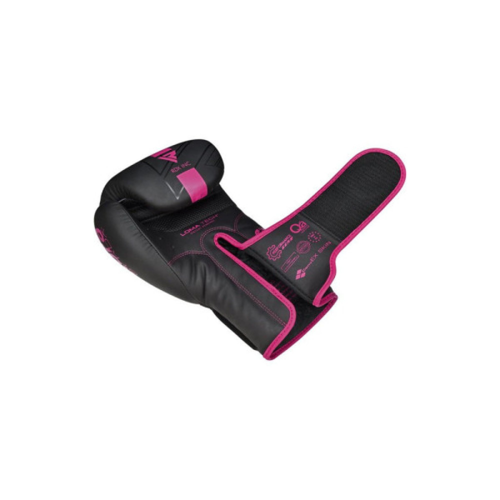 Боксерські рукавички RDX F6 Matte Pink 10 oz (BGR-F6MP-10OZ)