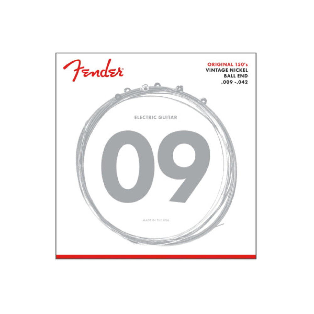 Струни для гітари Fender 150L Pure Nickel Guitar String (09-42) (A009795)
