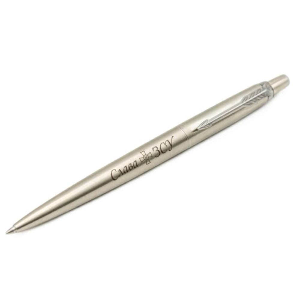 Ручка кулькова Parker JOTTER 17 UKRAINE SS CT BP Слава ЗСУ (16132_T204b)