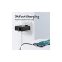 Дата кабель USB 2.0 AM to Type-C 1.0m US176 Both Angled 3A (Black) Ugreen (20856) Дата кабель USB 2.0 AM to Type-C 1.0m US176 Both Angled 3A (Black) Ugreen (20856)