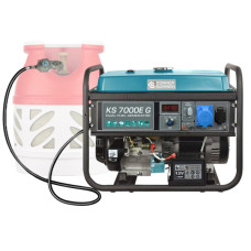 Генератор газобензиновий Konner&Sohnen KS 7000E G, 230В, 5.5кВт, електростартер, 77.2кг Генератор газобензиновий Konner&Sohnen KS 7000E G, 230В, 5.5кВт, електростартер, 77.2кг
