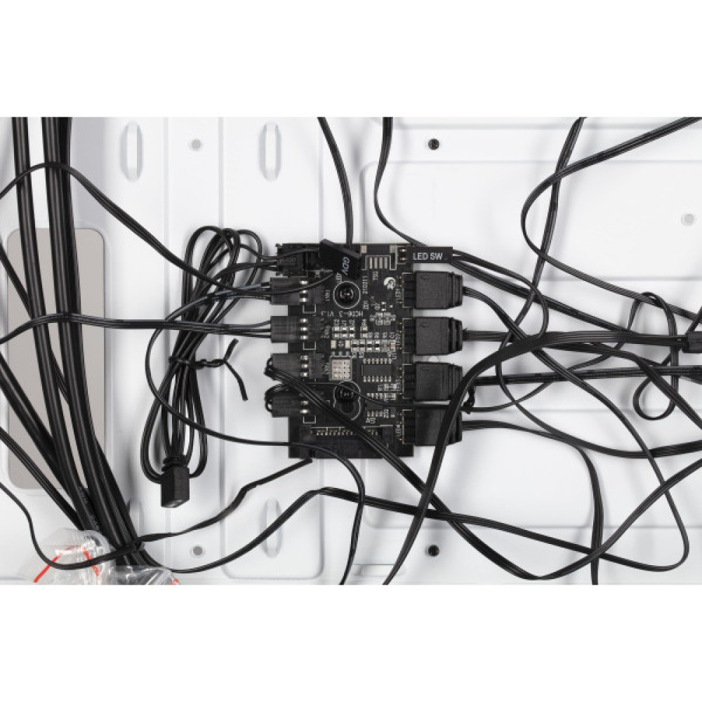 Корпус 2E GAMING Turbo G2057W без БЖ 2xUSB3.0, 1xUSB2.0, 1x200мм ARGB, 3x120мм ARGB, VGA 345мм, LCS ready, HUB, TG Side Panel, ATX, білий