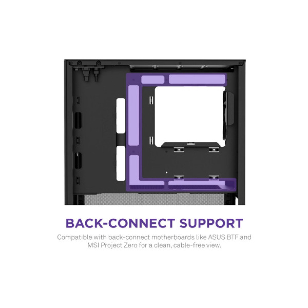 Корпус для ПК NZXT H3 Flow All Black (CC-H31FB-01)