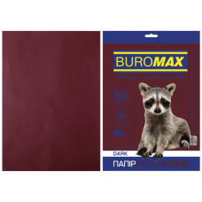 Папір Buromax А4, 80g, DARK brown, 50sh (BM.2721450-25)