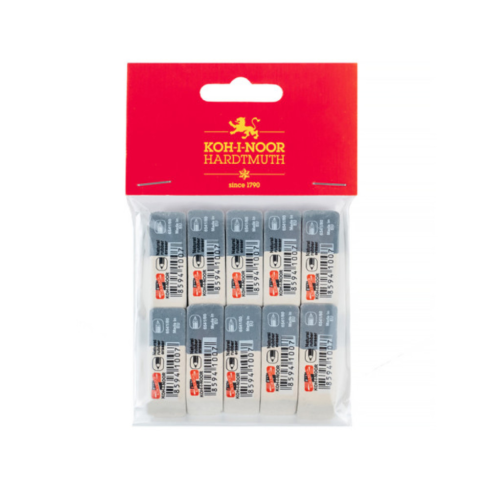 Гумка Koh-i-Noor комбінована SunPearl (полібег 10 шт) (6541/80/10/P)