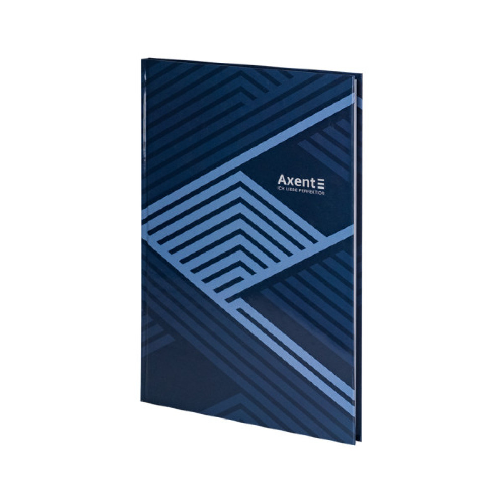 Книга записна Axent Lines А4, 96 аркушів, клітинка, синя (8422-581-A)
