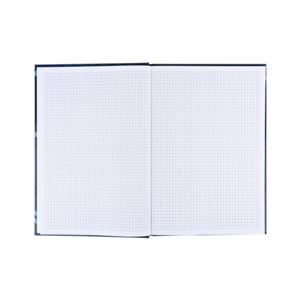 Книга записна Axent Lines А4, 96 аркушів, клітинка, синя (8422-581-A)