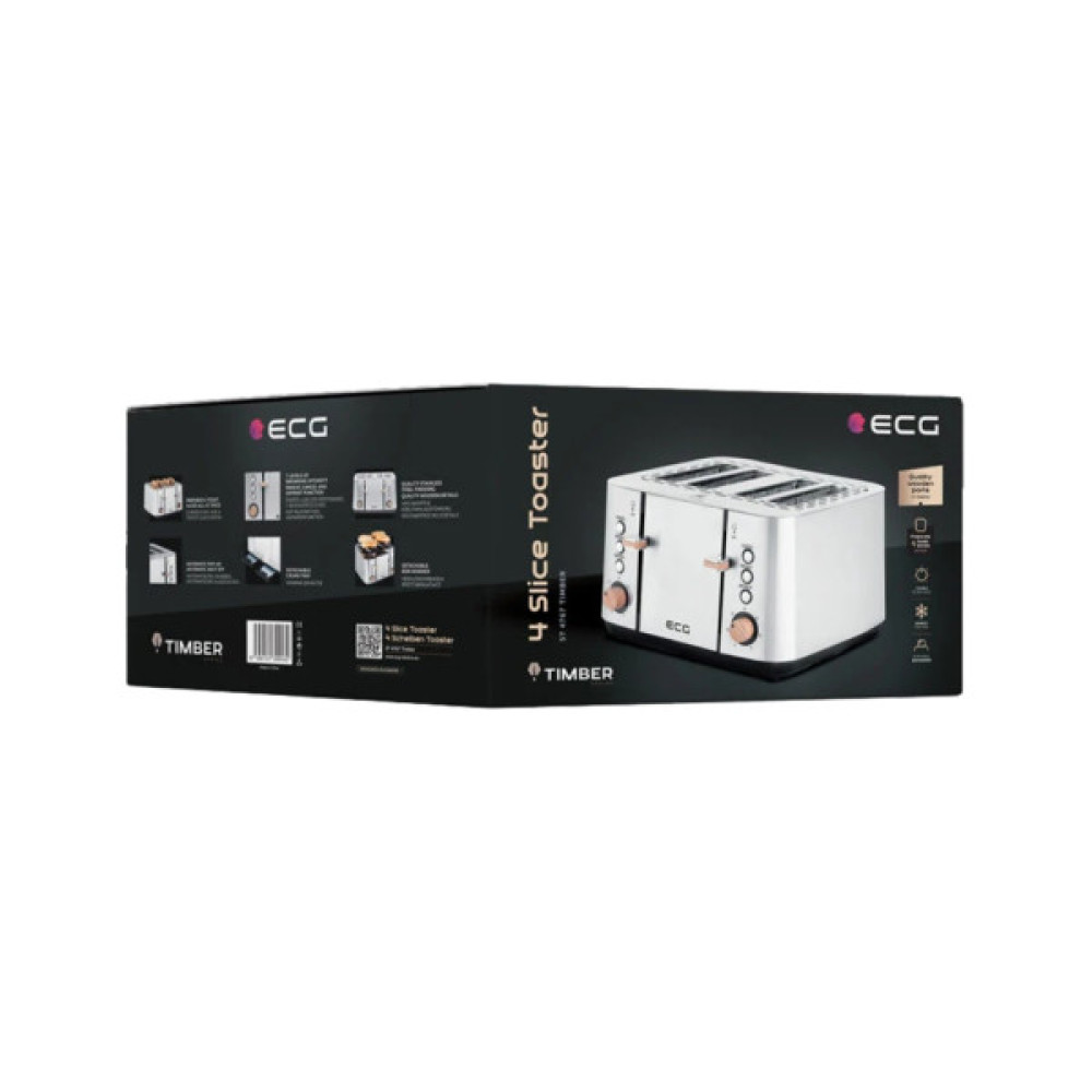 Тостер ECG ST 4767 Timber