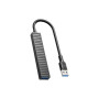 Концентратор XO USB 3.0 4-in-1 порти XO HUB014A.black (HUB014A.black) Концентратор XO USB 3.0 4-in-1 порти XO HUB014A.black (HUB014A.black)
