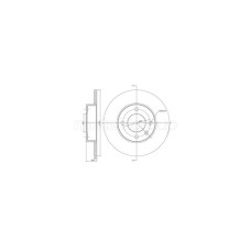 Гальмівний диск METELLI 23-0054