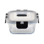 Харчовий контейнер MasterPro Foodies collection квадратний 320 мл (BGMP-5674) Харчовий контейнер MasterPro Foodies collection квадратний 320 мл (BGMP-5674)