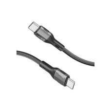 Дата кабель USB-C to USB-C 1.2m 60W PD FletchLink-CC black Promate (fletchlink-cc.black)