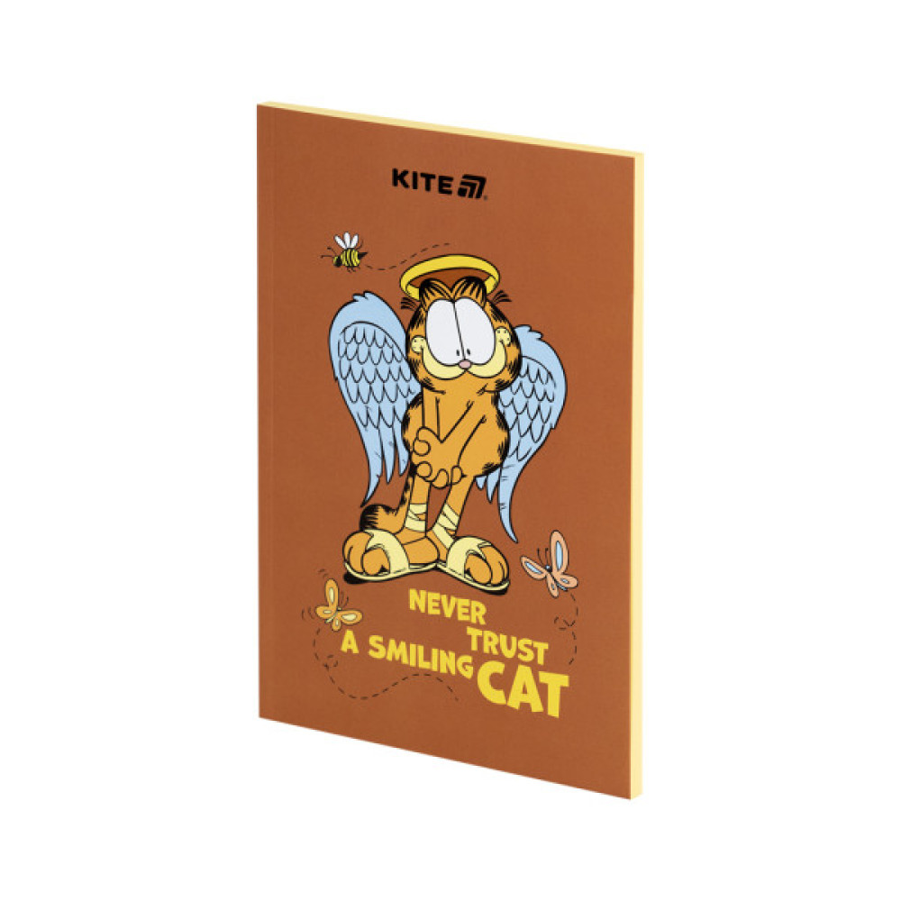 Блокнот Kite А5 Garfield 1 термобіндер, 64 аркуші, нелінований (GF25-193-1)