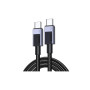 Дата кабель USB-C to USB-C 3.0m 100W L512 gray Ugreen (45065)