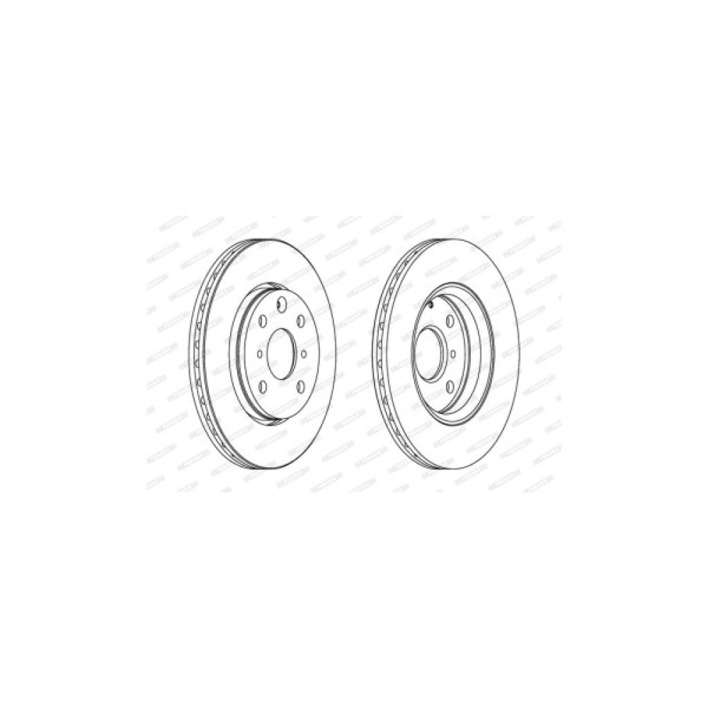 Гальмівний диск FERODO DDF1527