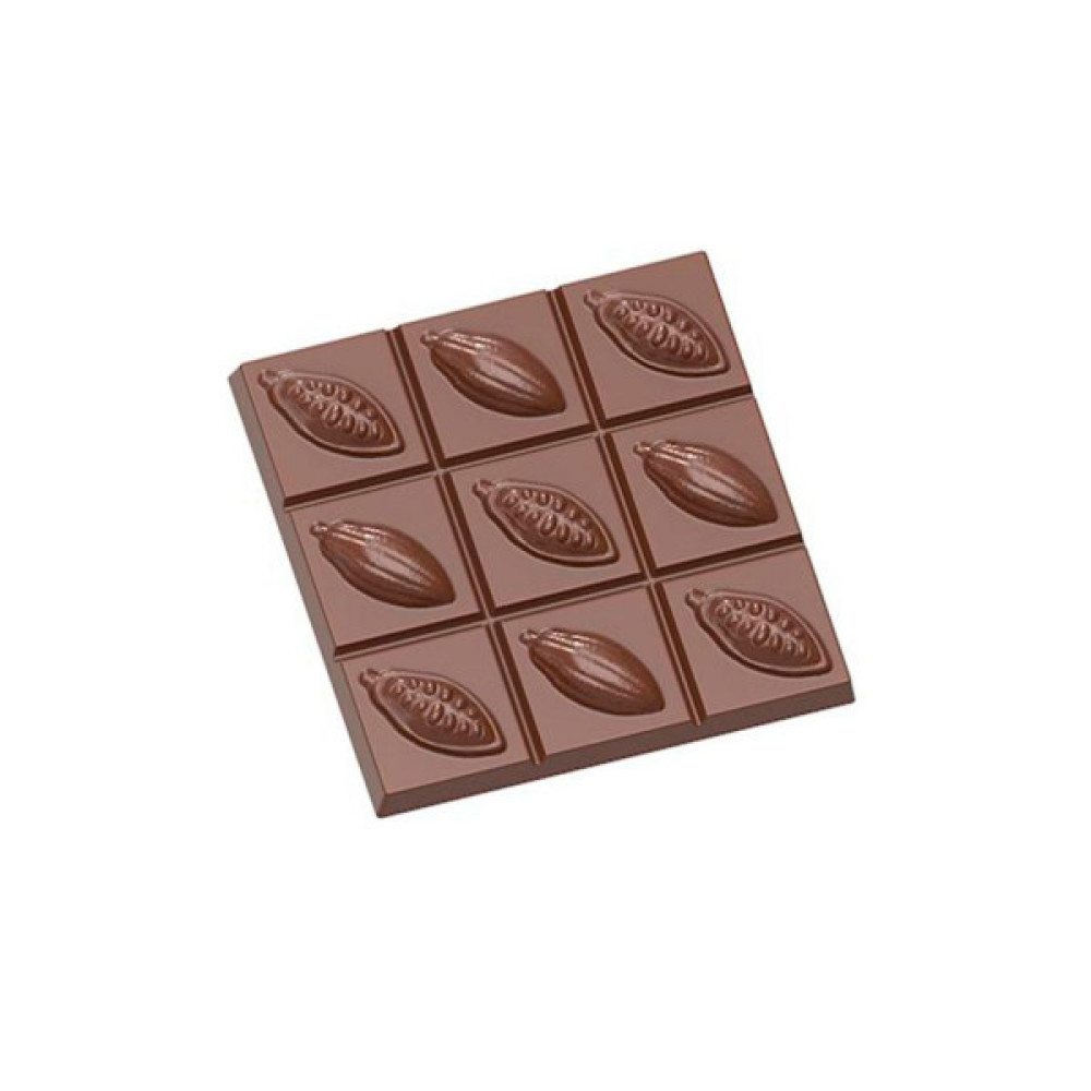 Форма для шоколаду Chocolate World серія "Tablets" Какао боби (1642 CW)