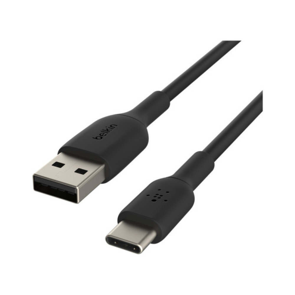 Дата кабель USB 2.0 AM to USB-C 1.0m PVC black Belkin (CAB001BT1MBK)