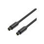 Кабель мультимедійний Optical Toslink 1.0m black Vention (BAEBF)