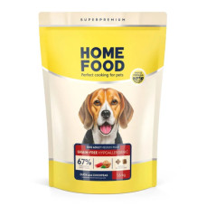 Сухий корм для собак Home Food ADULT MEDIUM/MAXI Grain-free hypoallergenic з качкою та нутом 1.6 кг (4820235021351)
