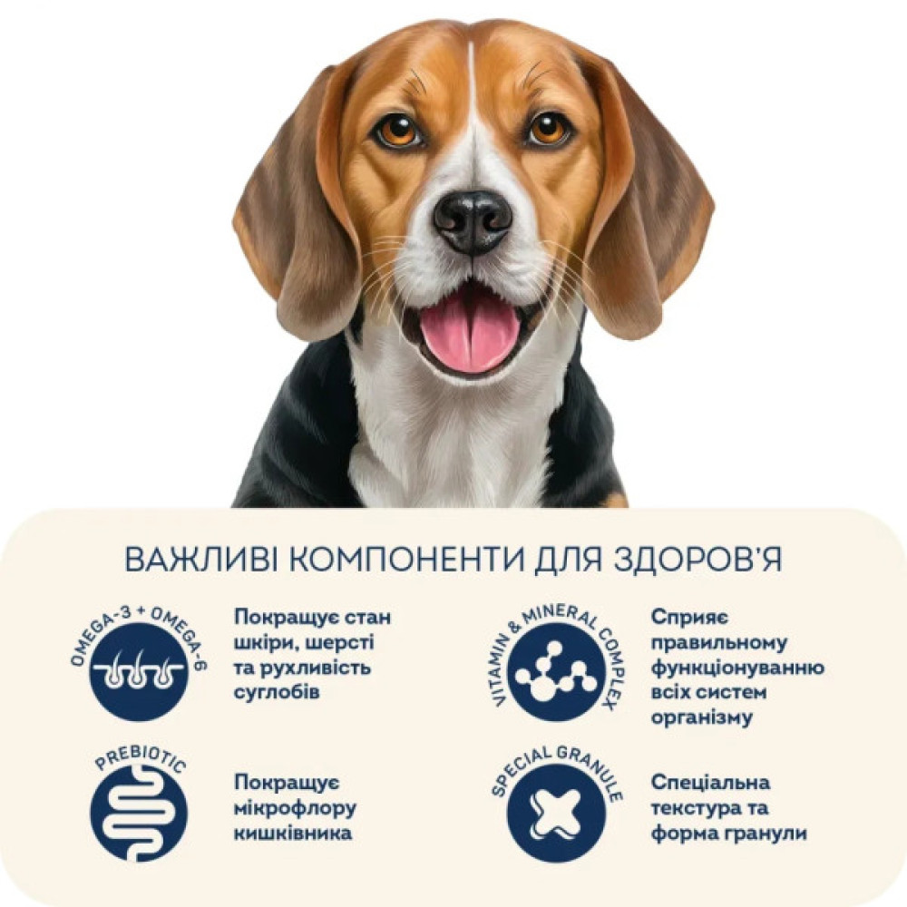 Сухий корм для собак Home Food ADULT MEDIUM/MAXI Grain-free hypoallergenic з качкою та нутом 1.6 кг (4820235021351)