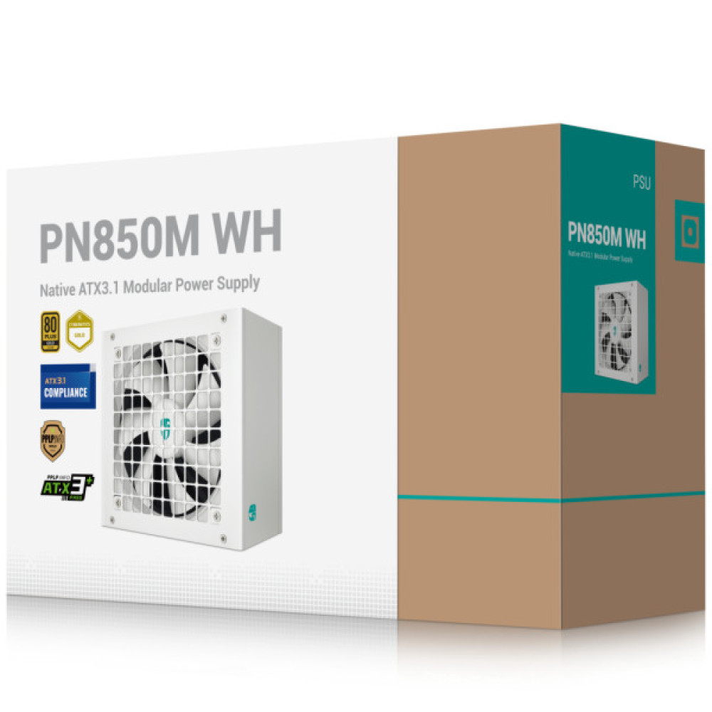 Блок живлення Deepcool 850W PN850M White GamerStorm (R-PN850M-FC0W-JGEU)