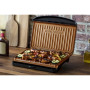 Гриль George Foreman притискний Fit Grill Copper Medium 1630Вт, темп. режимів-1, пластик, чорний