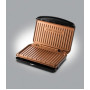 Гриль George Foreman притискний Fit Grill Copper Medium 1630Вт, темп. режимів-1, пластик, чорний