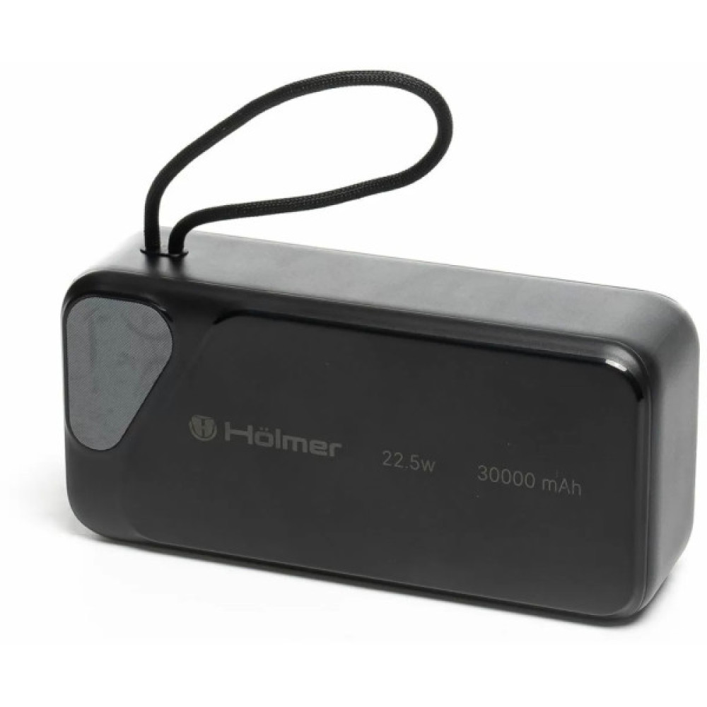 Батарея універсальна Hölmer NRG-02 Cheetah 30000mAh 22.5W Black (NRG-02 Cheetah)