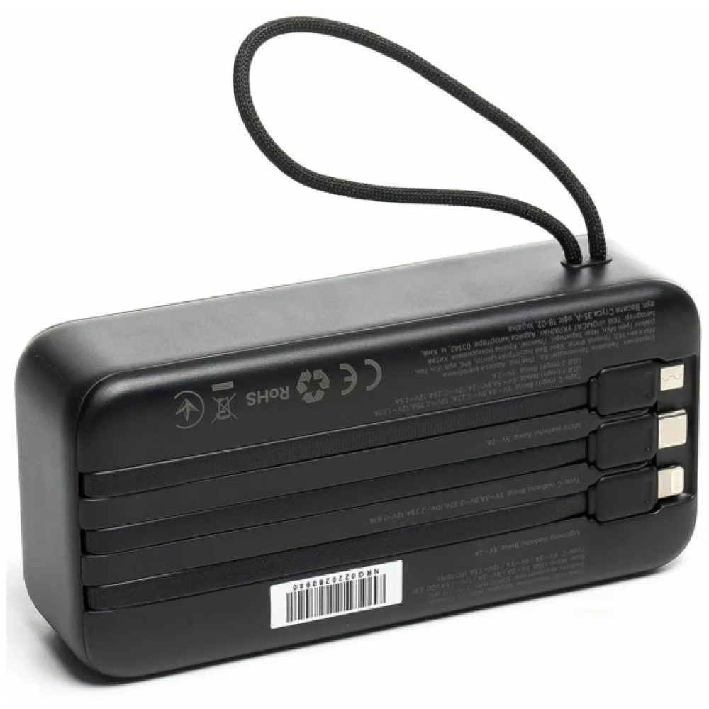 Батарея універсальна Hölmer NRG-02 Cheetah 30000mAh 22.5W Black (NRG-02 Cheetah)