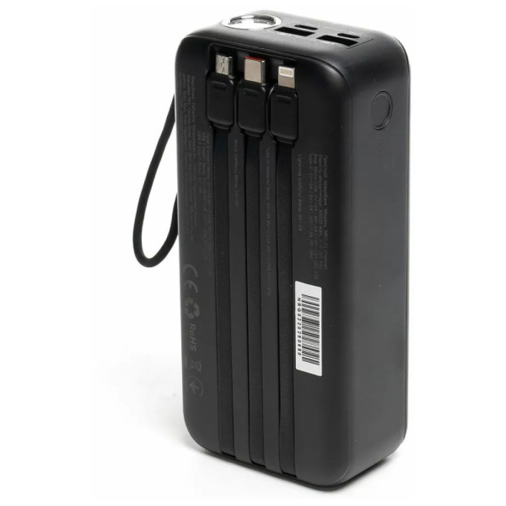 Батарея універсальна Hölmer NRG-02 Cheetah 30000mAh 22.5W Black (NRG-02 Cheetah)