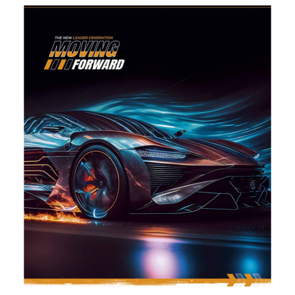 Зошит Школярик Moving forward 96 аркушів клітинка (096-3370K)