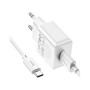 Зарядний пристрій HOCO C106A Leisure USB + cable USB to USB-C 10.5W White (6931474783912) Зарядний пристрій HOCO C106A Leisure USB + cable USB to USB-C 10.5W White (6931474783912)