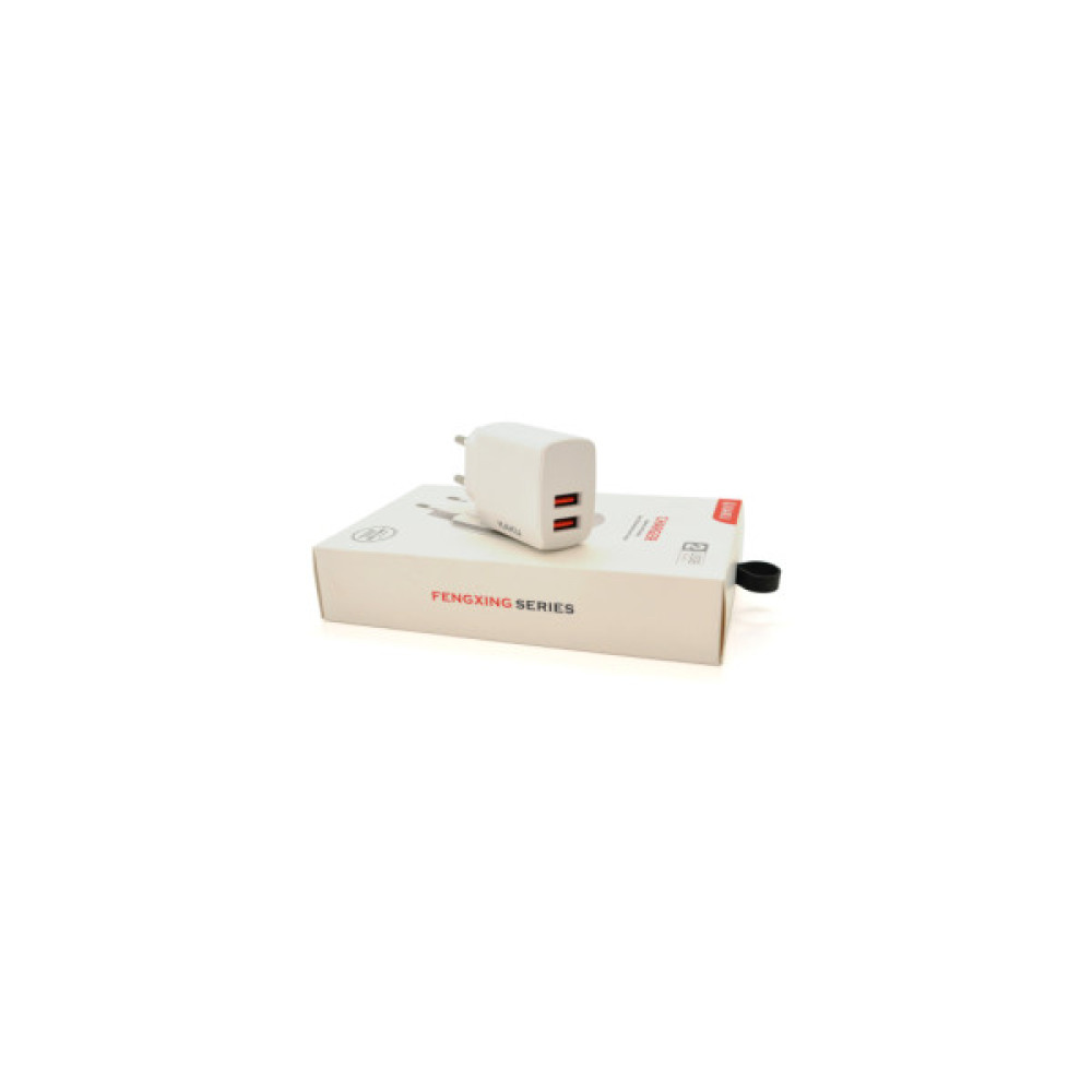 Зарядний пристрій iKAKU KSC-179 2xUSB 2.4A White (KSC-179-FENGXING)