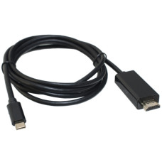 Кабель мультимедійний USB-C to HDMI M 1.8m black Patron (CAB-PN-TYPC-HDMI-1.8) Кабель мультимедійний USB-C to HDMI M 1.8m black Patron (CAB-PN-TYPC-HDMI-1.8)
