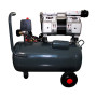 Компресор GTM 24л, 105л/хв, 0,75кВт, 8бар, 220В, 2 циліндри безмасляний (KAW750-24L)