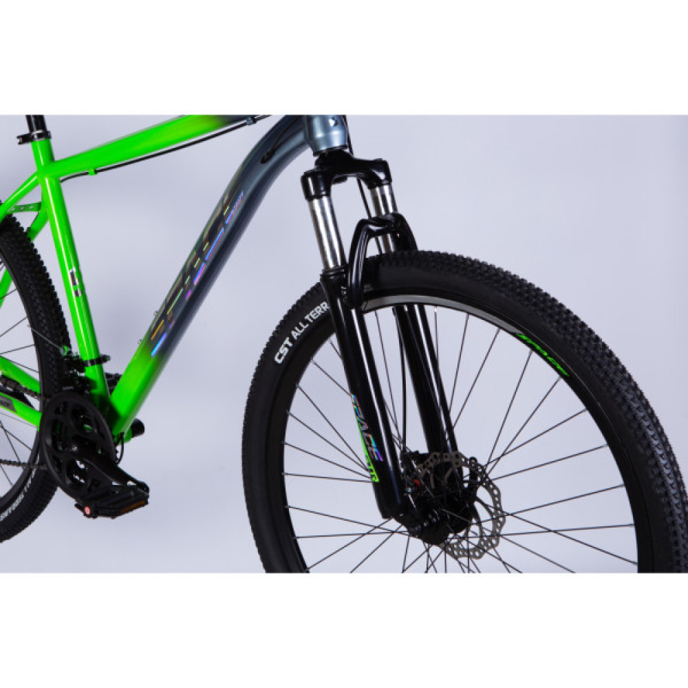 Велосипед Space 29" MARS DD FR рама-20" ST 2026 зелено-сріблястий (OPS-SP-29-164)