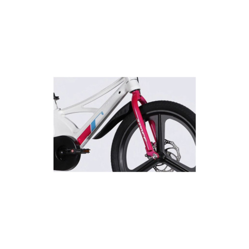 Велосипед Space 20" KID STAR DD рама-11" MG 2026 білий з рожевим (OPS-SK-20-046)
