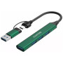 Концентратор Canyon hub DS-02 4in1 USB-A/C Green (CNS-TDS02GR) Концентратор Canyon hub DS-02 4in1 USB-A/C Green (CNS-TDS02GR)