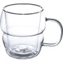 Набір чашок MasterPro Mixology з подвійними стінками 450 мл, 2 шт (BGMP-20206) Набір чашок MasterPro Mixology з подвійними стінками 450 мл, 2 шт (BGMP-20206)