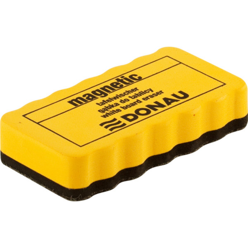 Губка для дошок Donau для сухого стирання 110 х 57 х 52 мм 1 шт, Жовтий (7638001-99)