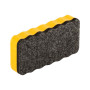 Губка для дошок Donau для сухого стирання 110 х 57 х 52 мм 1 шт, Жовтий (7638001-99)