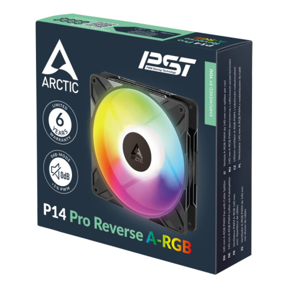 Кулер до корпусу Arctic P14 PRO REVERSE A-RGB (ACFAN00323A)