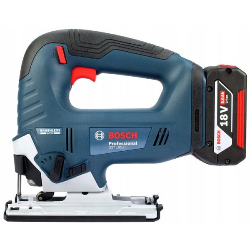 Лобзик акумуляторний Bosch Professional GST 185-LI 18В 1х4А·год 0-3500об/хв хід 26мм 2кг кейс