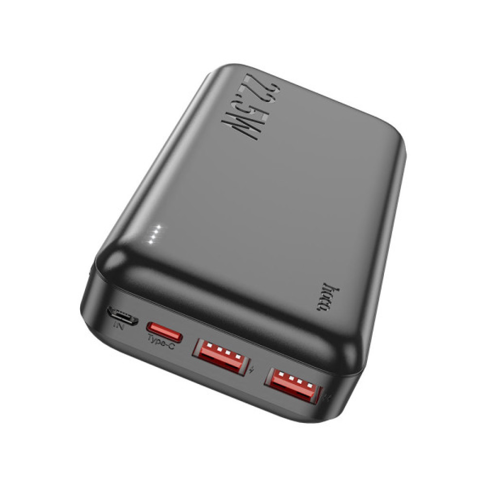 Батарея універсальна HOCO 20000mAh, 22.5W, Black (J101A / 45365)